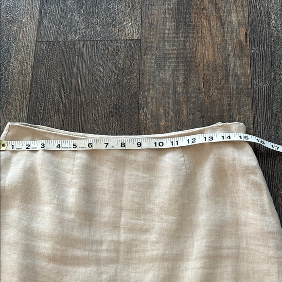 HP🎉 Tommy Bahama Linen Two Palms Ruffled Skirt 4 - Picture 4 of 6